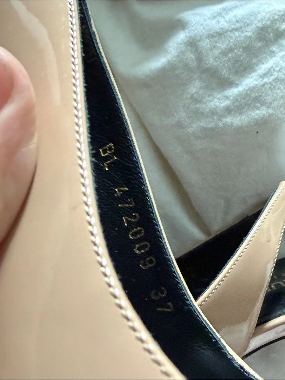 Saint Laurent sling back heels in nude SIZE 37 - Picture 7 of 8